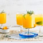 clear drinking glasses on table
