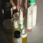 white and green plastic bottle